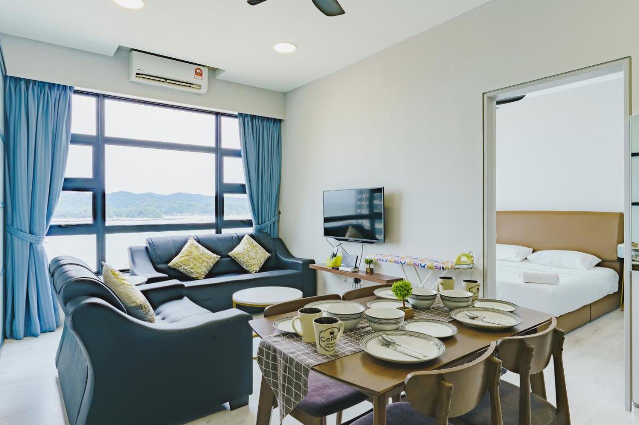 Full Seaview 2R1B Condo For 6Pax In Kota Kinabalu Esterno foto