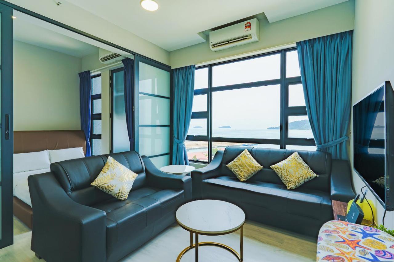 Full Seaview 2R1B Condo For 6Pax In Kota Kinabalu Esterno foto