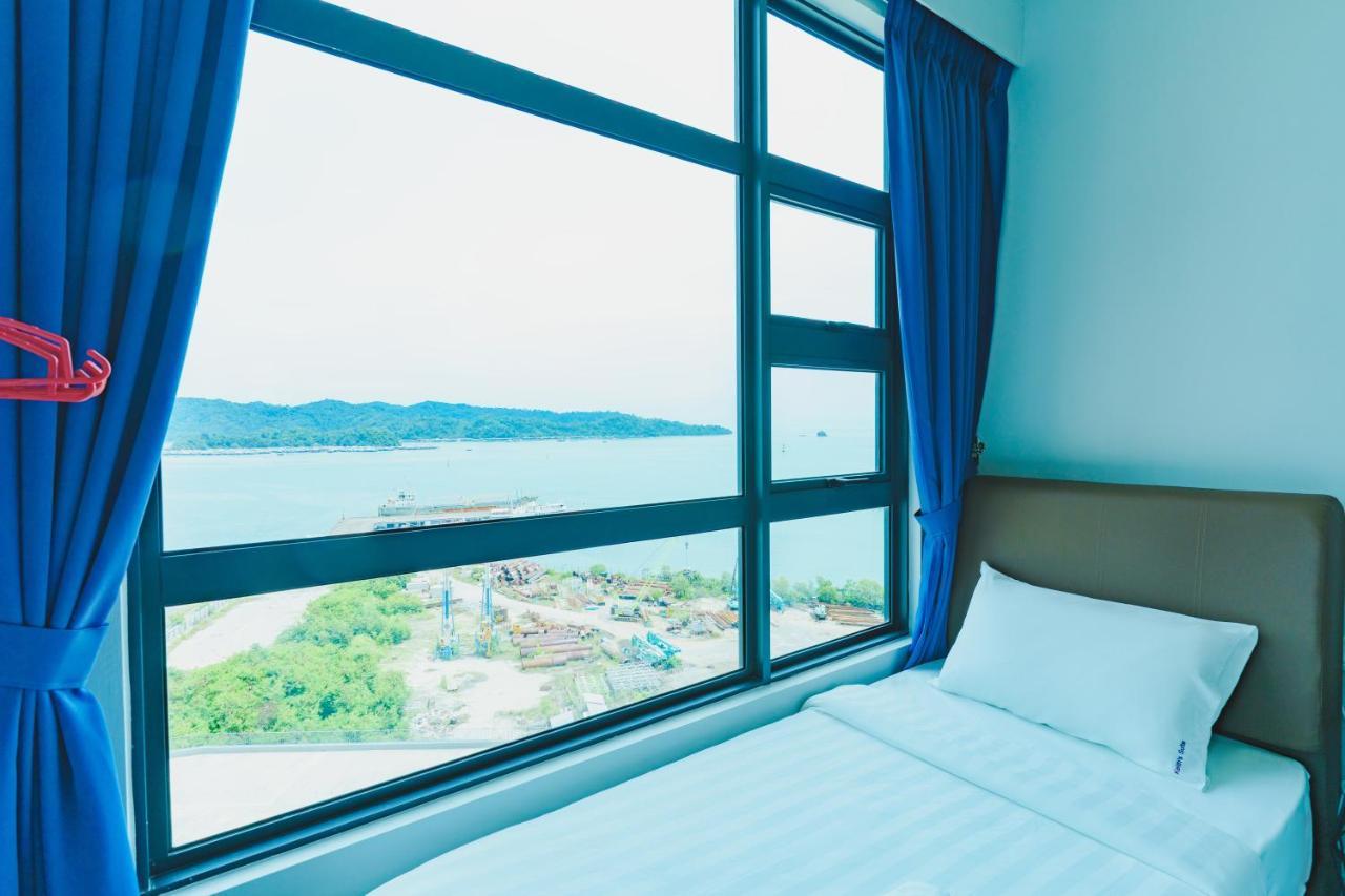 Full Seaview 2R1B Condo For 6Pax In Kota Kinabalu Esterno foto